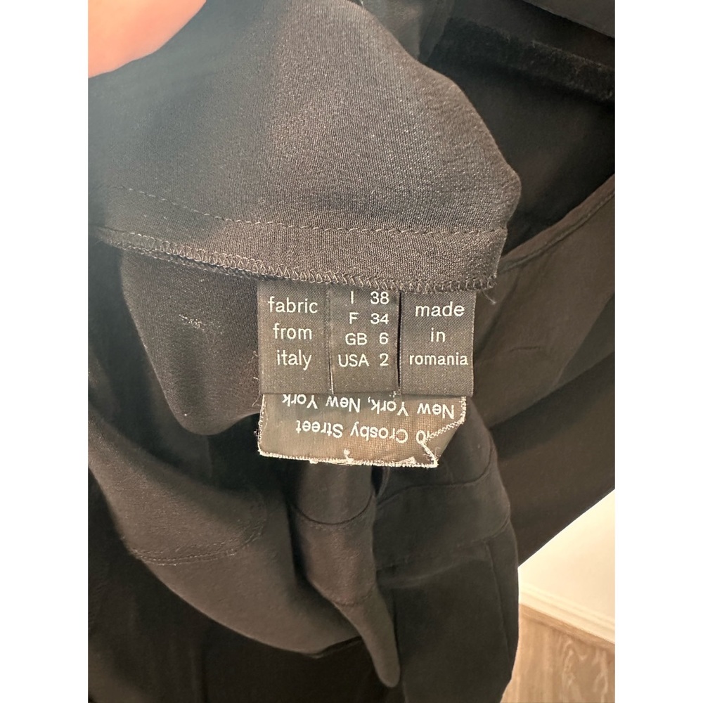 Derek Lam Silk 100% Silk Cap Sleeve U-Neck Blouse - IT Size 38/US 2 - Picture 9 of 11